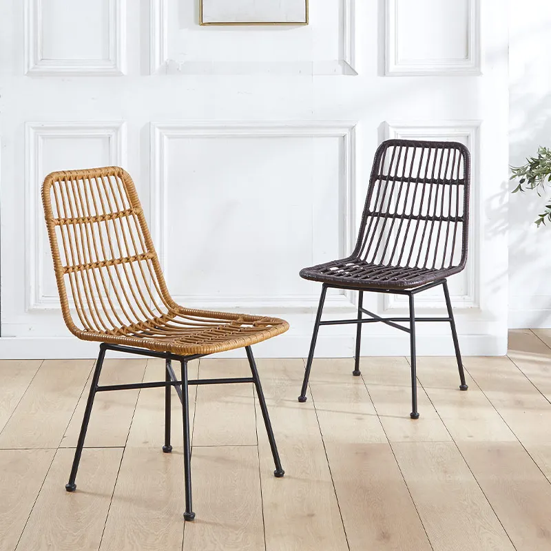 Synthetic Rattan Dining Chair Natural Gouda SKLUM atelieryuwa.ciao.jp