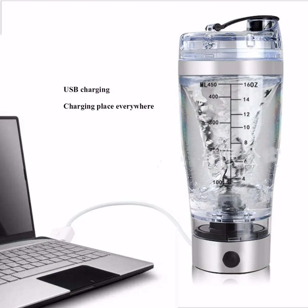 New Electric USB Protein Shake Blender - Rechargeable / USB / 450ml