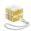 Rubiks cube jaune-avec lanière