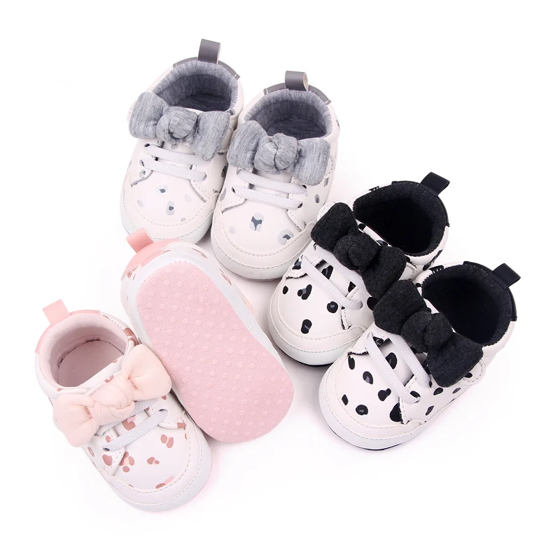 Hook&loop Soft PU Leather Baby Toddler Girl Shoes 2023