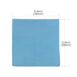 SPTA MT005 Glass Cleaning Microfiber Towel 300GSM, 390mm*390mm Cleaning Cloth for Cleaning Window, Car Windows and Mirrors