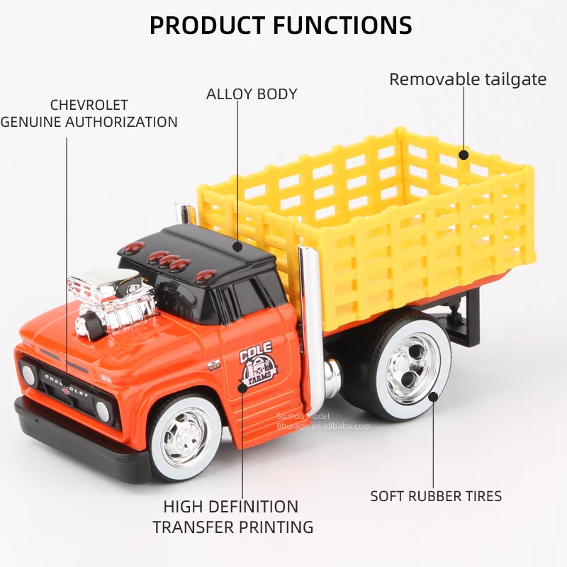 Maisto 1:64 Muscle Machines Work Rigs 1980 Mack Tow Truck 1953 B-61 Tanker C60 Grain Truck Pickup Dicast Model Cars Toys