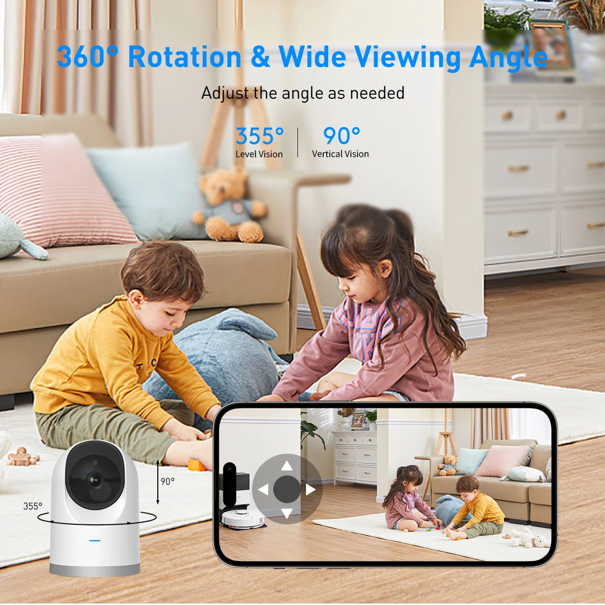 product tuya rp7 2mp indoor ptz wifi security camera hd cctv with night vision alarm storage motion detection tf card cloud426-63