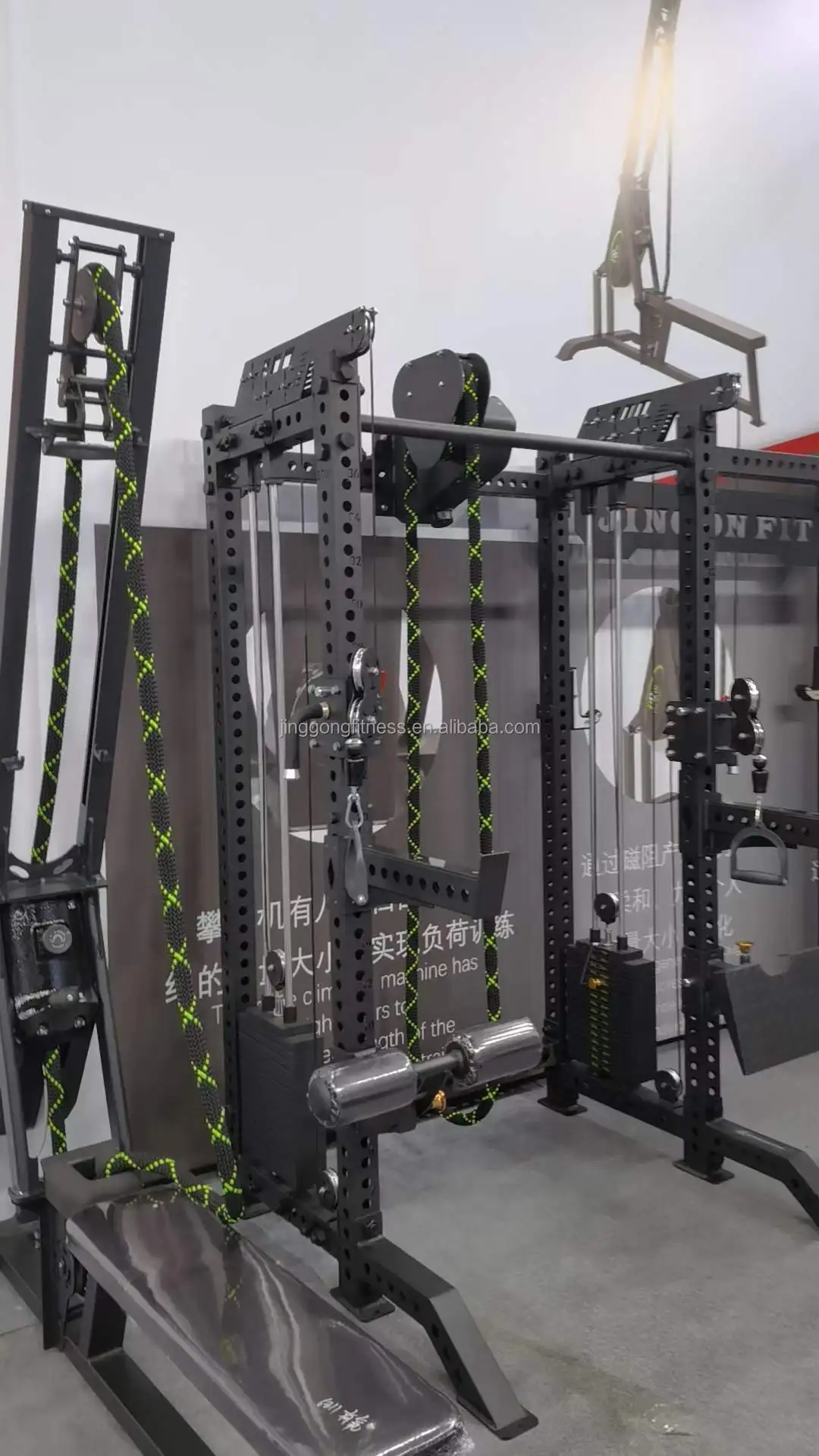 Home Gym Rotatively Magnetic Resistance Rope Pulling Machines