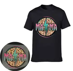 Custom high quality screen printed vinyl designs heat transfer sticker dtf transfers wholesale label decals for t-shirt