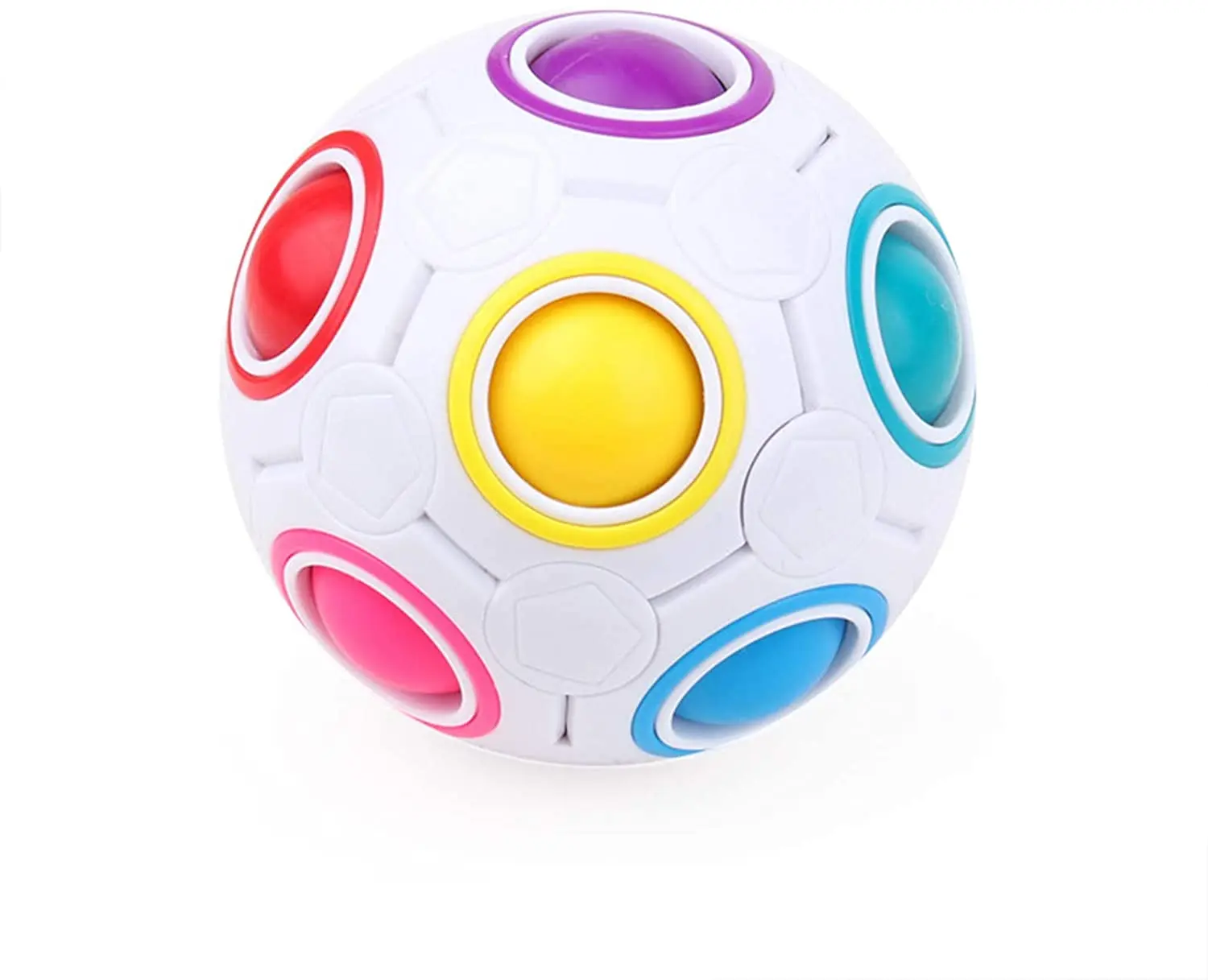 magic rainbow puzzle dough ball fidget toy ease globbles speed