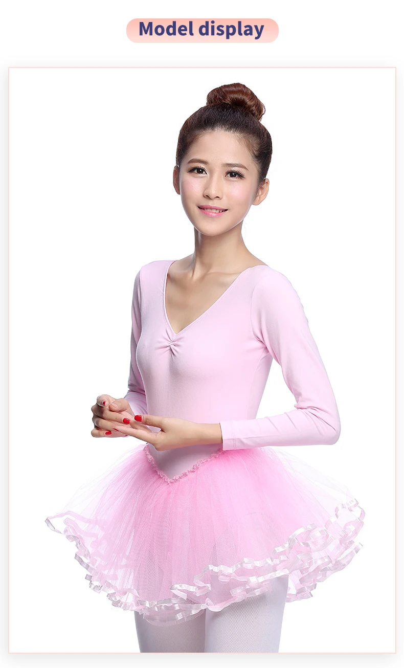 Ballet Gymnastics Leotard Tutu Skirt 