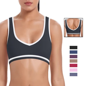 High Quality Custom Made Women'S Backless Sports Yoga Bra Lightweight Shock Proof Sports Training Yoga Bra