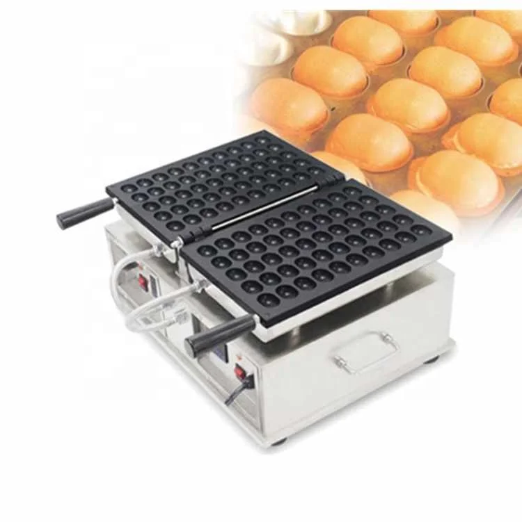 Simple Operation Electric Rotary Waffle Making Machine Takoyaki Japanese Egg Waffle Maker