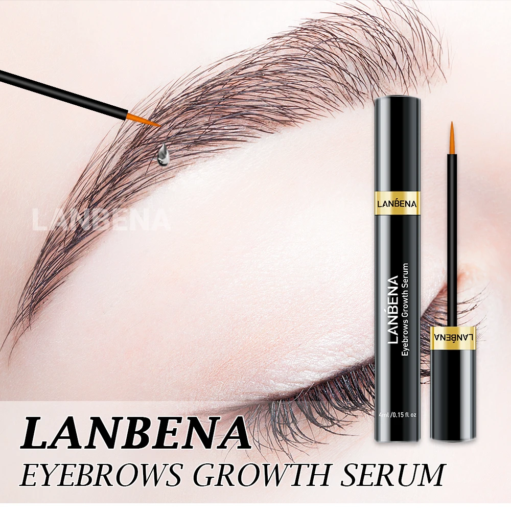 LANBENA natural eyebrow and eyelash growth serum free shipping