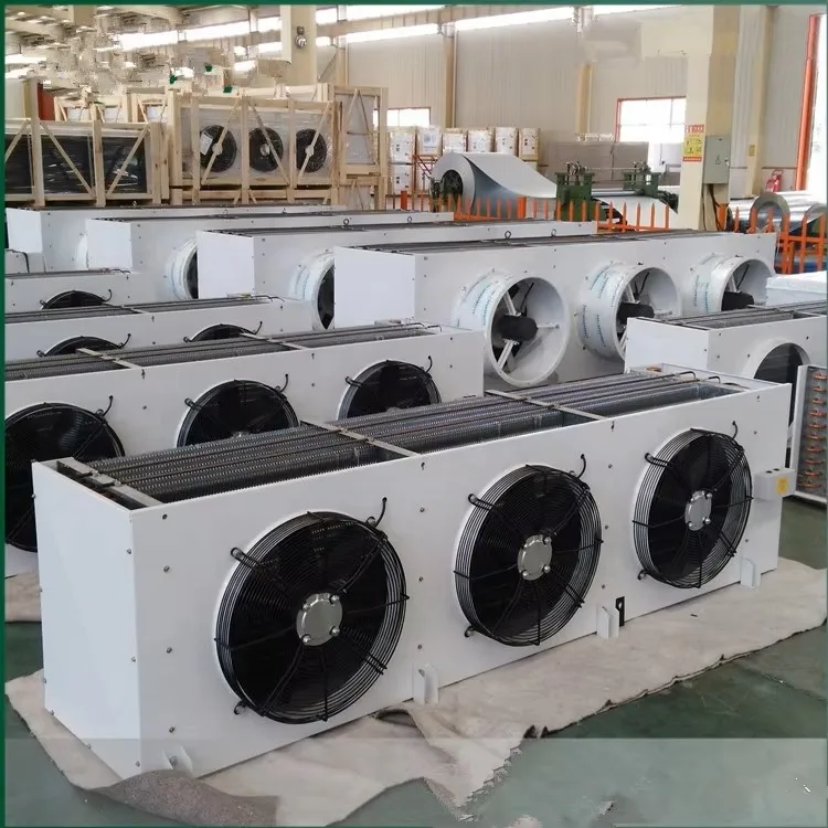 Highly efficient air cooling units for cold storage and refrigerated warehouse cooling systems