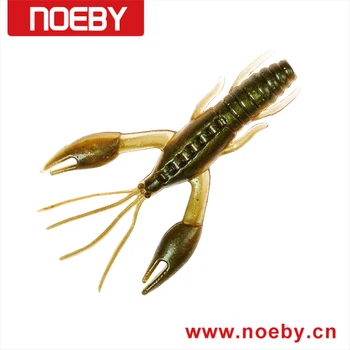 NOEBY Artificial Plastic Bait Plastic Craw Shrimp Jerkbait Soft Fishing Lures – Soft Lure – view 5