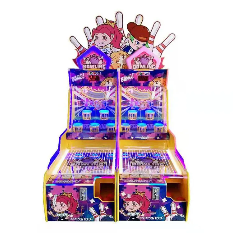Fancy Bowling Coin Operated Indoor Amusement Arcade Redemption Bowling Shooting Game Machine
