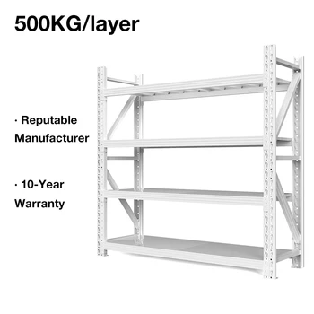 500kg Duty Boltless Racking Shelf For Industry Metal Storage Rack Warehouse Garage Shelving