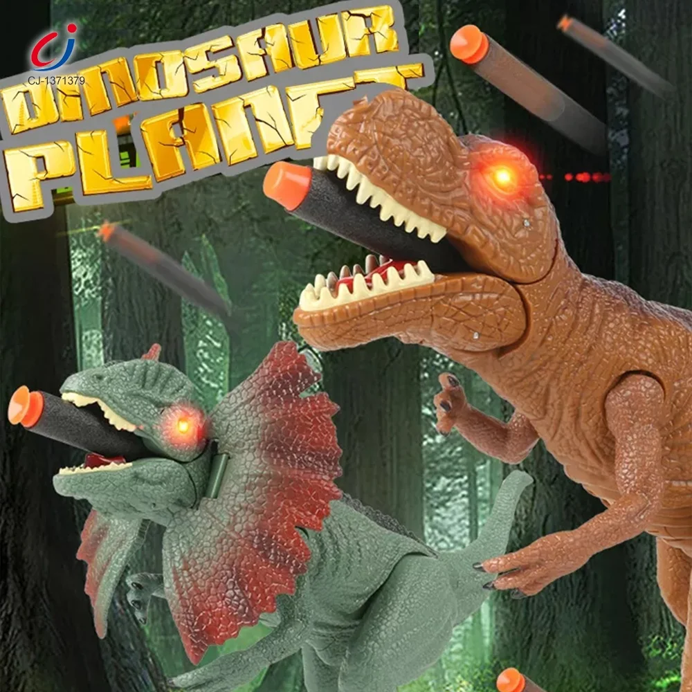 Высокое качество БО природный мир дикие животные катапульта пластиковые игрушки динозавры