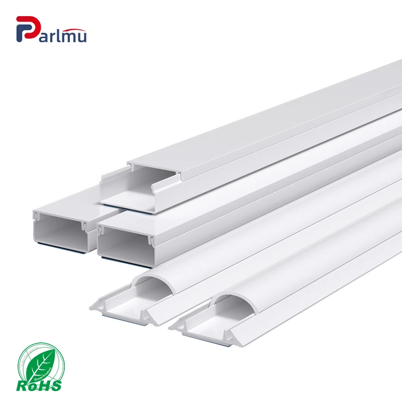 PVC Electrical Insulation Network Wire Organizer Cable Tary Pvc Cable Trunking Flexible PVC Wiring Duct Cable Trunking for Floor
