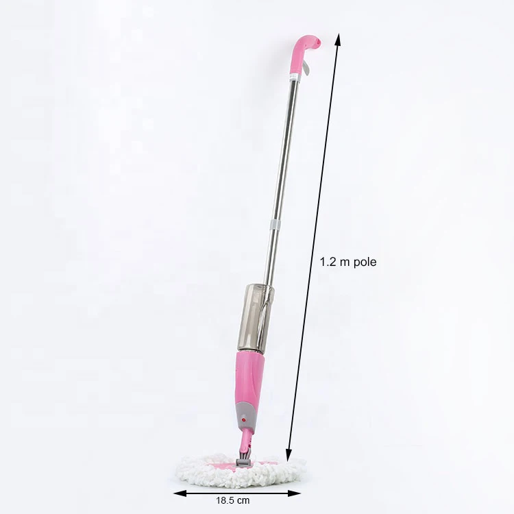 High Quality 2 in 1 Microfiber Floor Cleaning Spray Mop 360 Magic Flat Mop Set