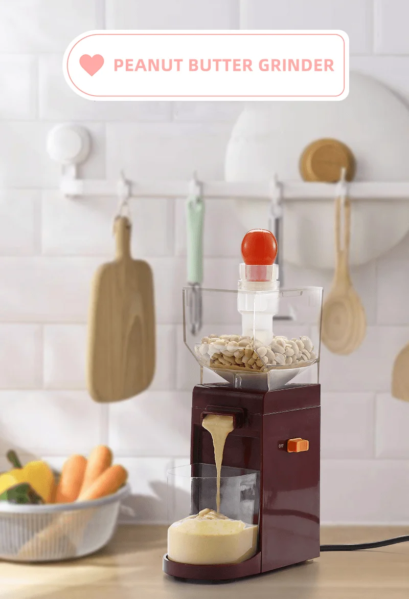 Electric Peanutoil Grinder Deepfried Peanut Butter Maker Cashews