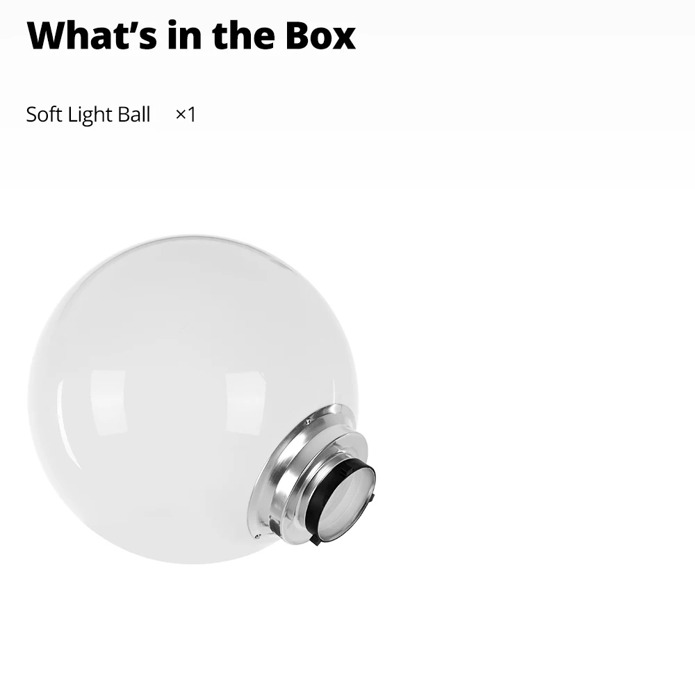 15 cm doorschijnende bolvormige diffuser zachte lichtbal for