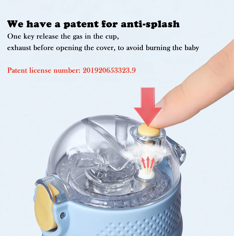 Kub 280ml 316 Stainless Steel Spillproof Water Bottle Baby Insulation