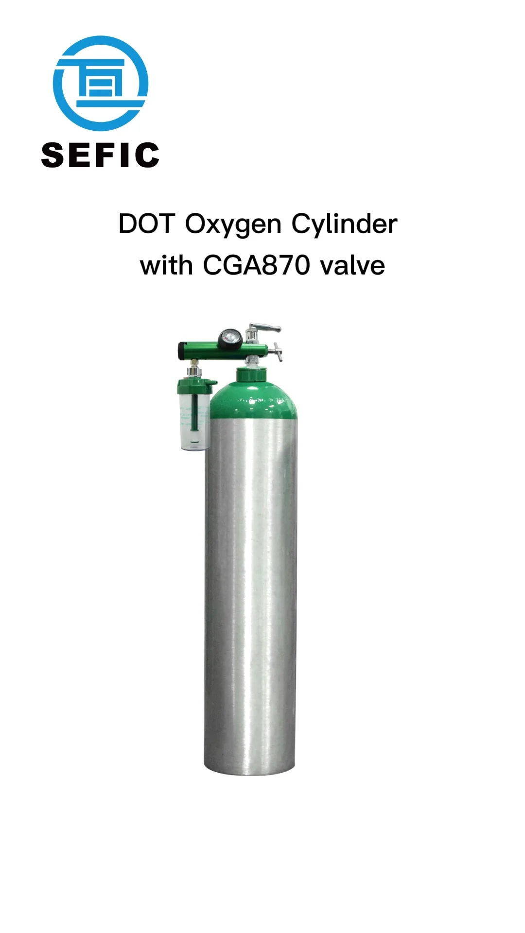 Aluminum Oxygen Cylinder With Cga870 Valve Dot Standard 2015psi 2.75l ...