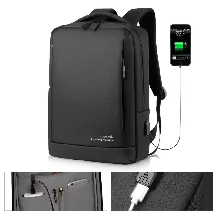 product customized durable waterproof laptop backpack with usb charging men women bag for macbook lbx1214 3-3