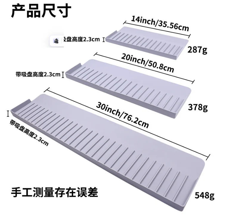 Custom Waterproof Silicone Sink Drain Mat Faucet Guard Draining Mat for Kitchen Sink