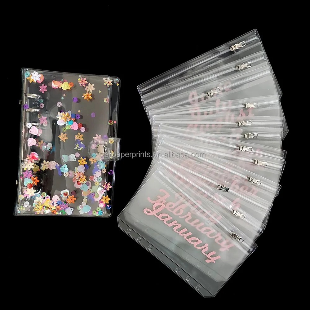 100 Envelope Challenge Box Poolside,Cash Envelope Kit,Mini Cash Kids