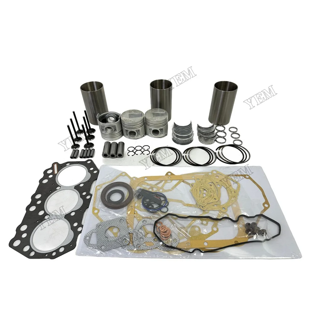 STD Overhaul Rebuild Kit Compatible for Mitsubishi S3L2 S3L Engine Excavator EB250 EB300 EB306 2