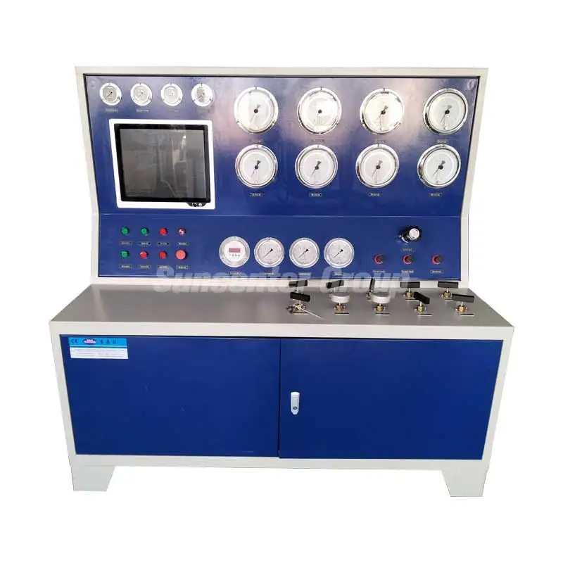 High Pressure Computer Control Air Driven Safety Pressure Relief Valve Test Bench