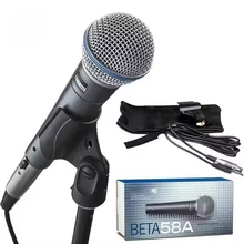 BETA58A Professional Dynamic Microphone Cardioid Dynamic Wired Handheld Mic BETA58 For Performance Live Vocal Karaoke