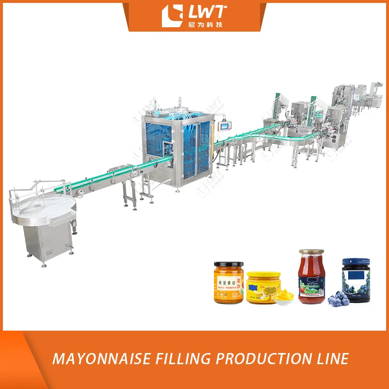 Automatic 8 Heads Paste Filling Machine for Mayonnaise Peanut Butter