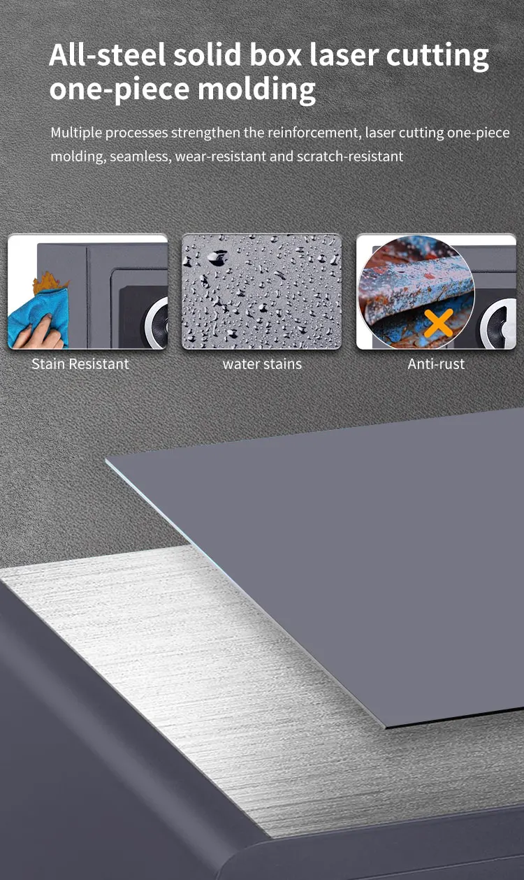 CEQSAFE Professional Small Digital Cash Drawer Deposit Safe Box for Money supplier