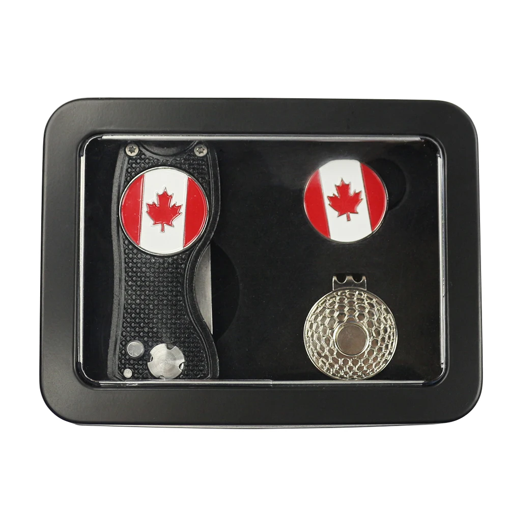 Набор подарочных коробок для гольфа с логотипом под заказ, инструменты для гольфа, футболки для гольфа, маркеры для мячей, аксессуары для гольфа