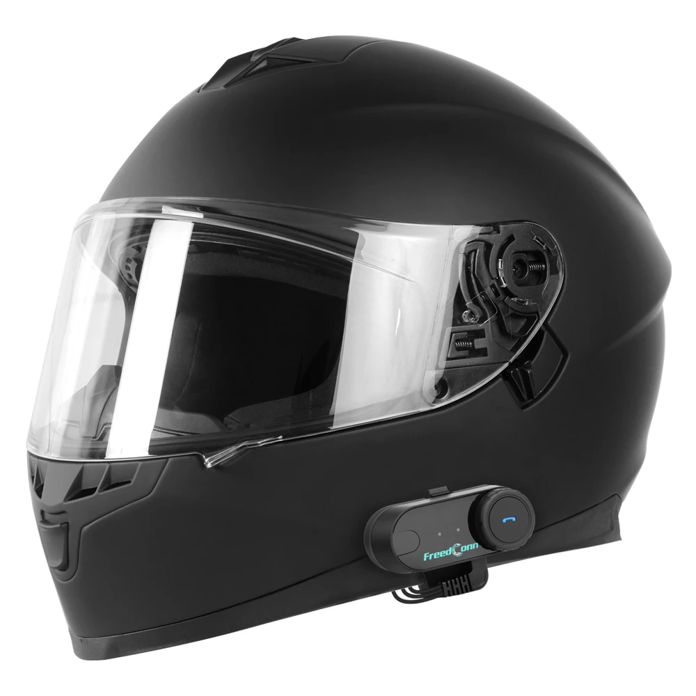 Freedconn T Com Vb Casque de moto Intercom1000m Moto Bluetooth