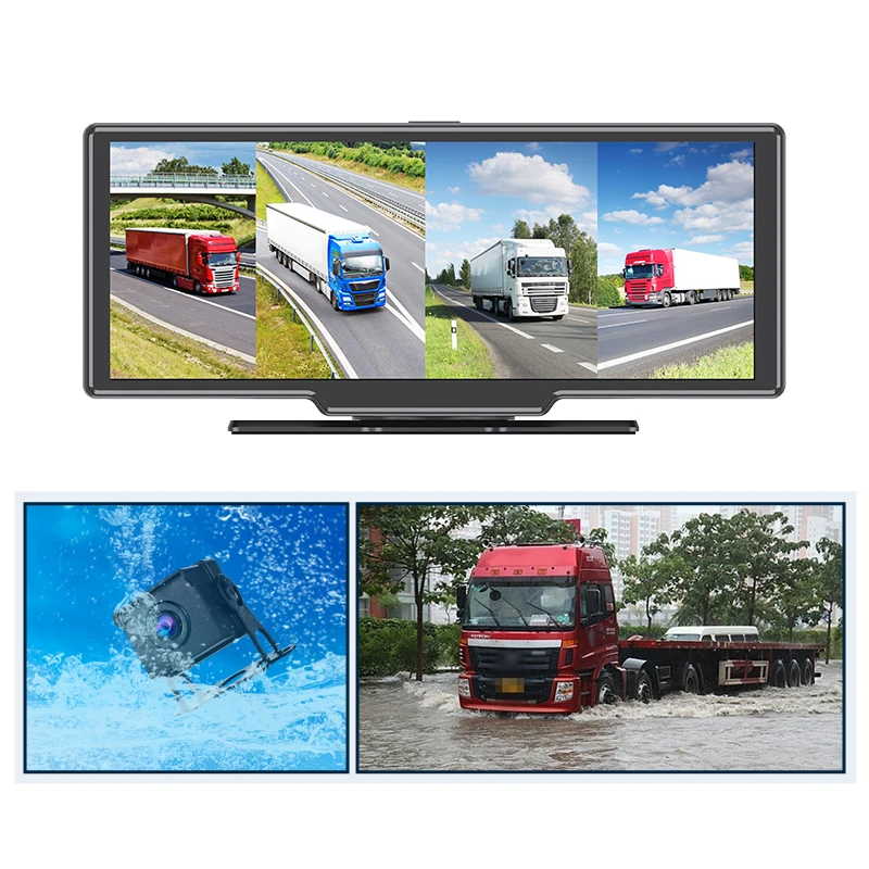 4G Remote Control Dash Cam Fleet Management Car Video Recorder  google Map GPS Navigation Car Cam 360 Degree Truck Cam