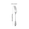 Fourchette de table en argent