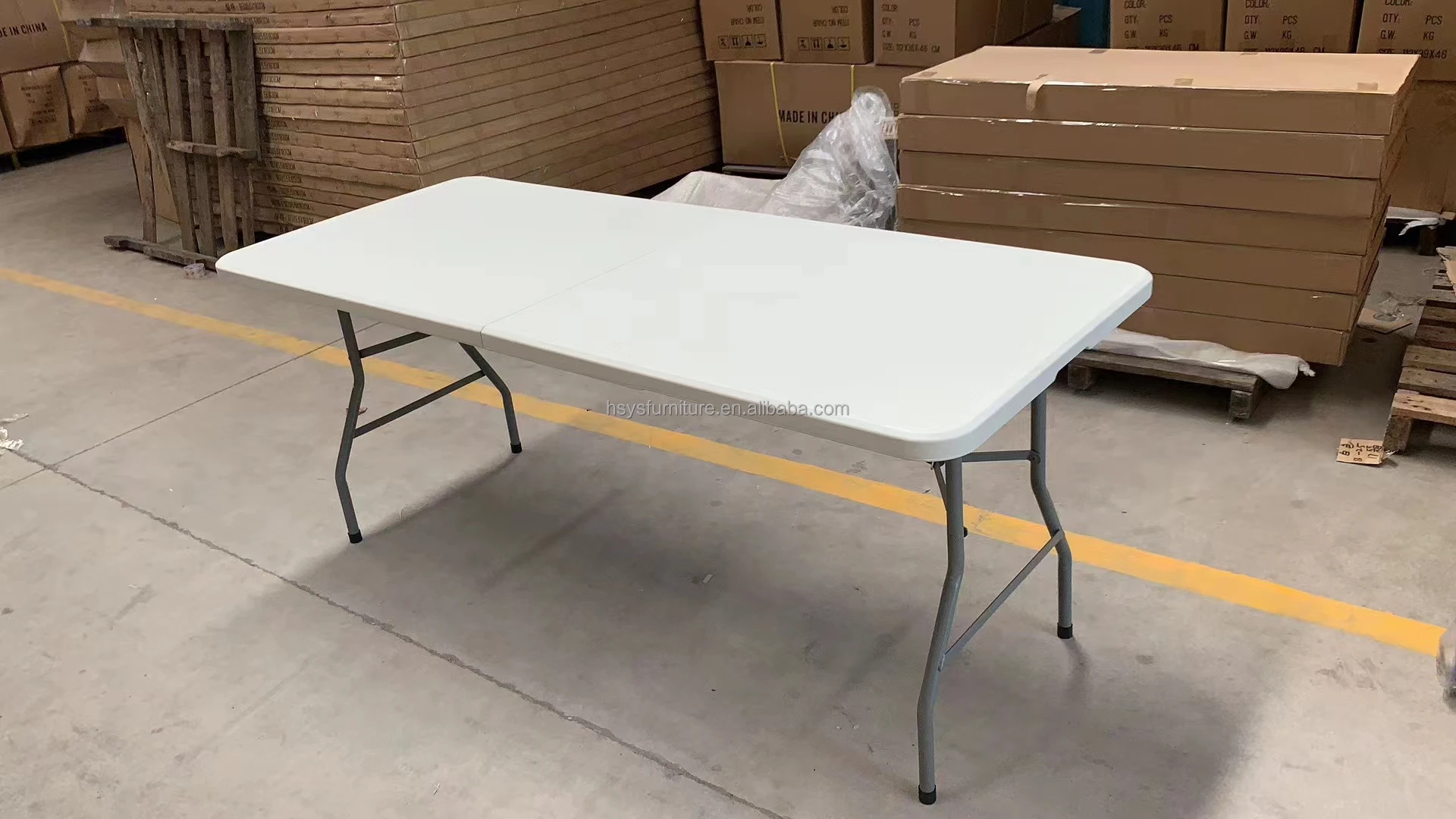 6ft Outdoor Portable Hdpe Plastic Wedding Folding Table Buy Folding Table,Plastic Table,Hdpe