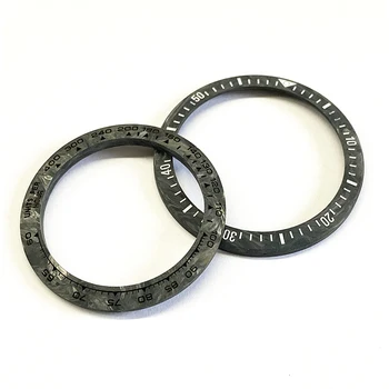 Factory Direct Price Watch Accessories Ring Real Forged Carbon Fiber Bezel for inserts