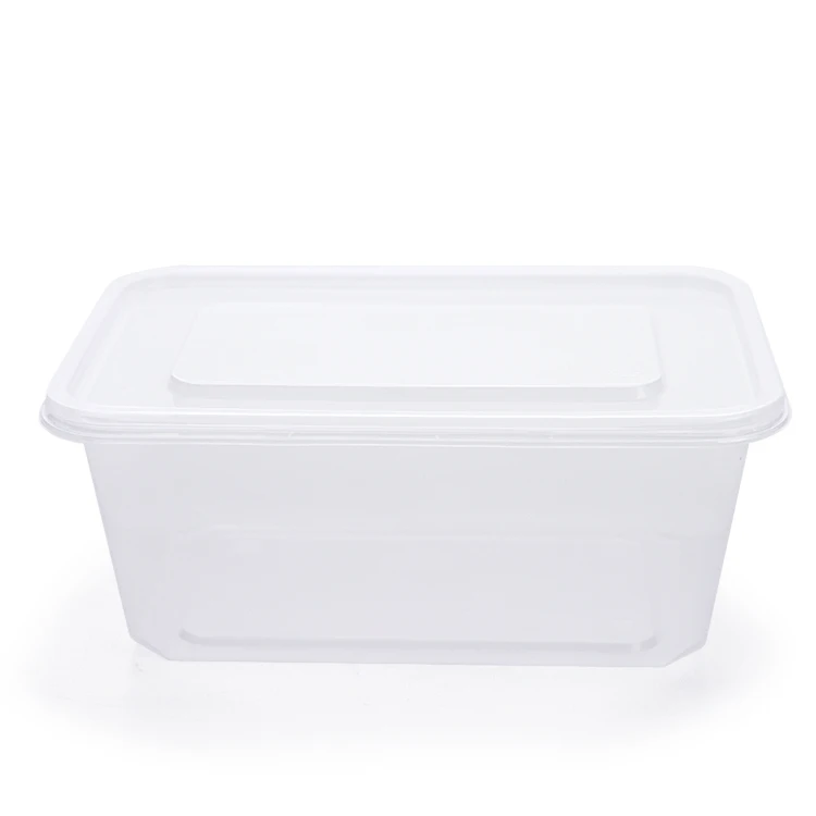 Food Containers Plastic Takeaway Storage Boxes Bulk 500ml 650ml 750ml  1000ml NEW