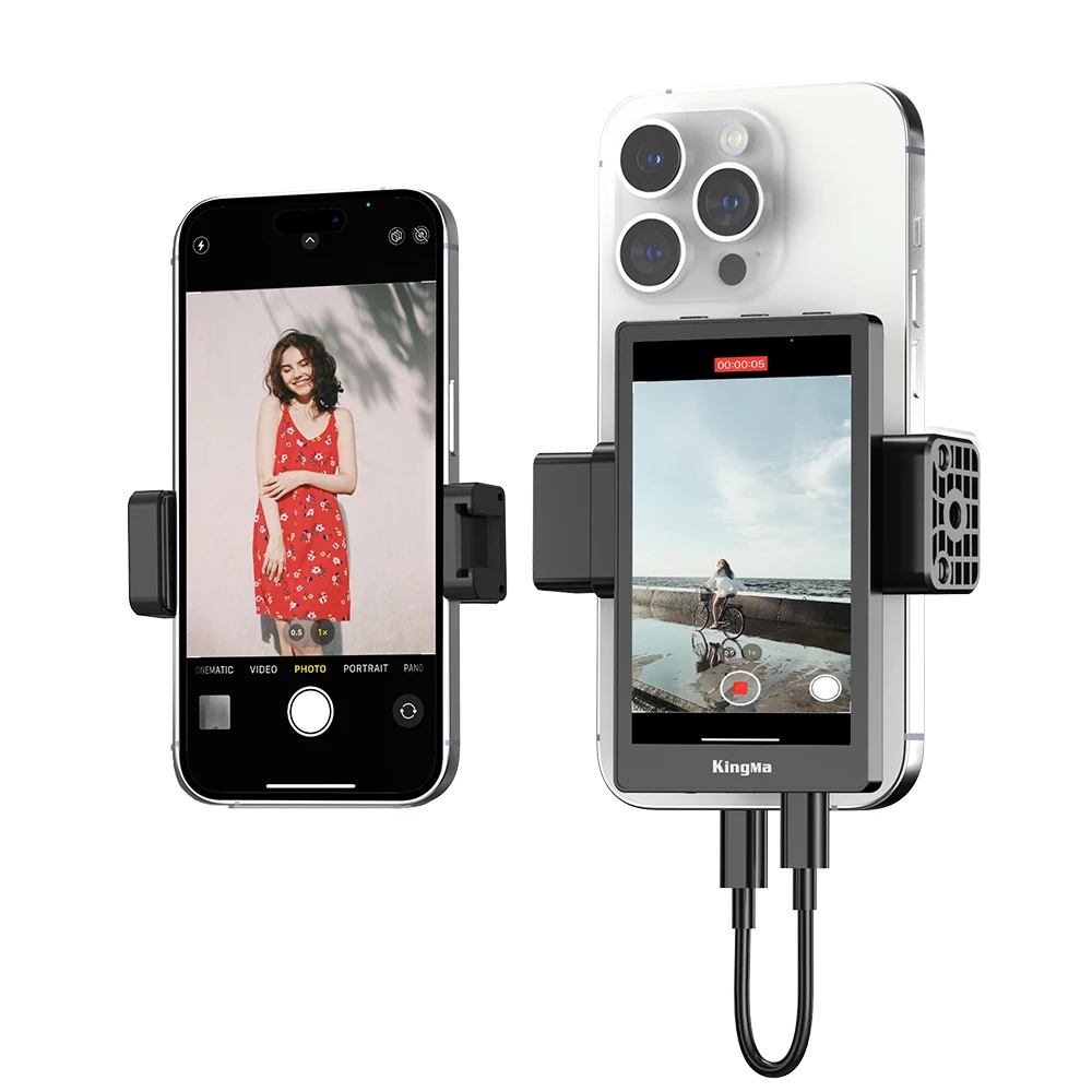 その他 KingMa Vlog Screen VL-PH01 Max Buy Kingma VL-PH01Phone vlog selfie monitor screen Online Qatar