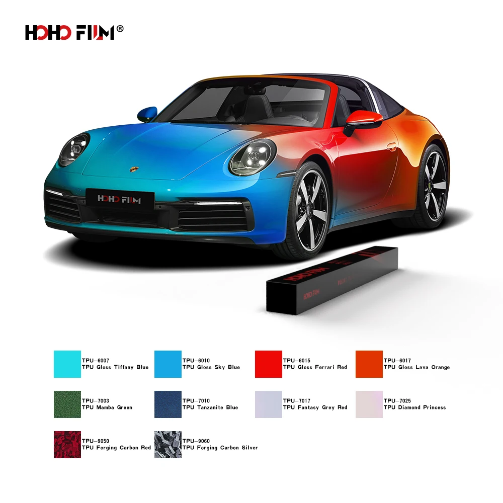HOHOFILM Color TPU PPF Paint Protection Film Car Films 1 Rolls 1.52*16M Thickness 8mil Color Change PPF for Car