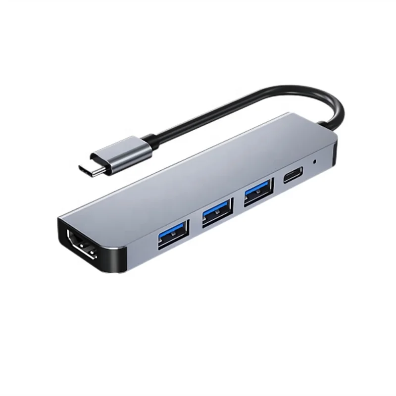 Multiport Docking Station Adapter 4 5 6 8 7 8 in 1 Type C to 4k hdmi SD TF Ethernet USB Type C Hubs