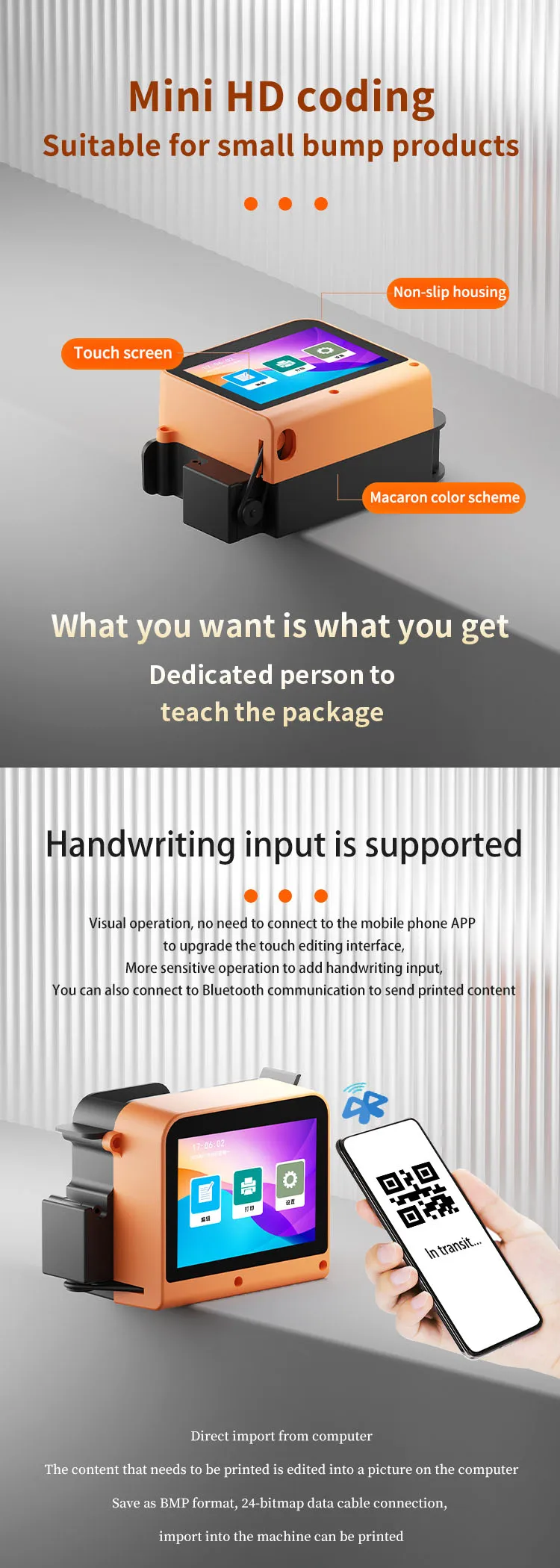 Mini Inkjet Coder Mini Handheld Inkjet Printer - Intelligent Cans Ink Coding