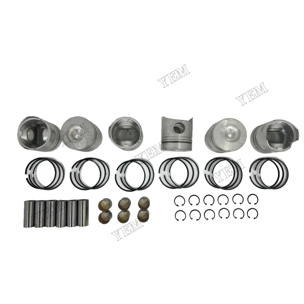 Piston Kit Fit for Mitsubishi 6D14 Engine