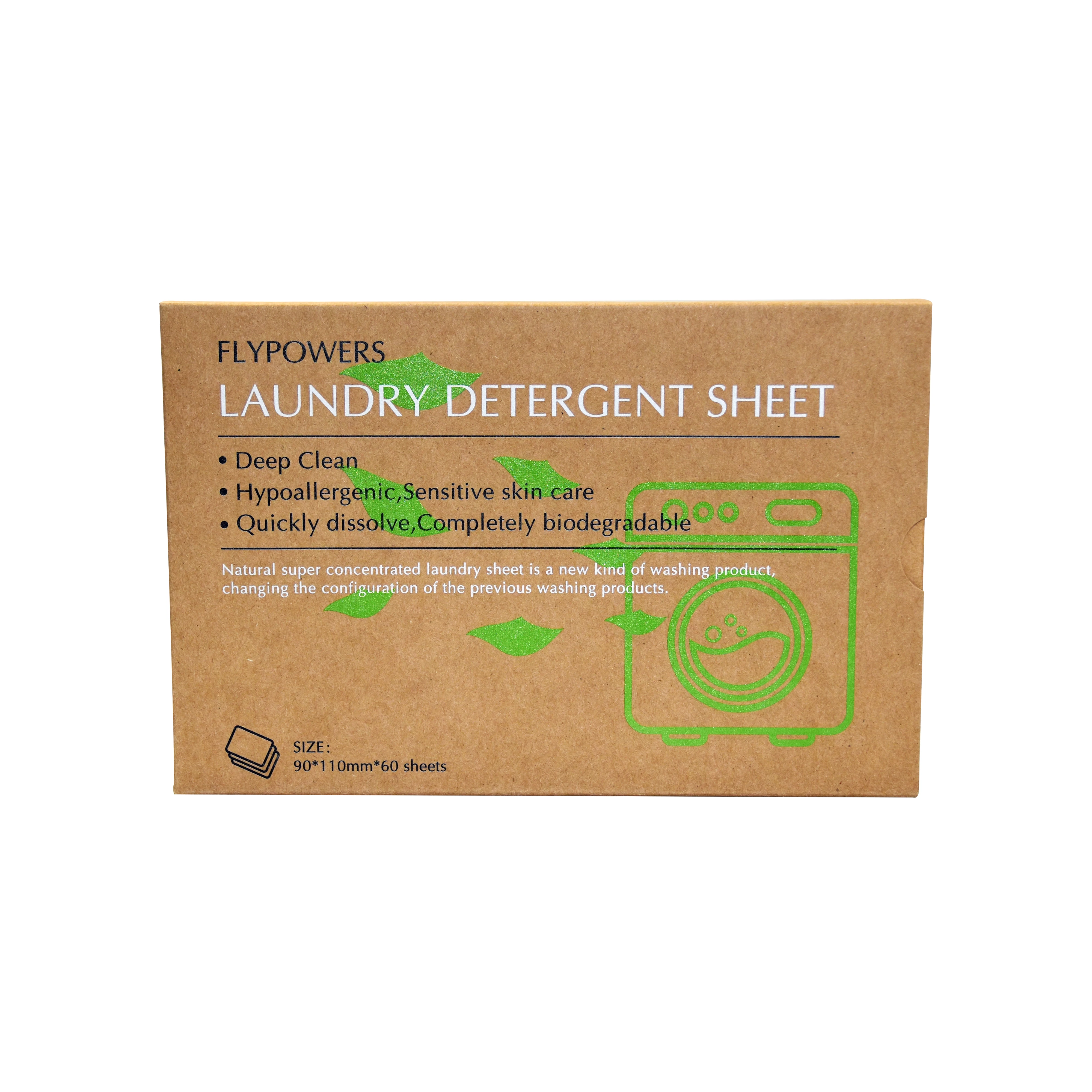 factory supply  Washing Detergent Strips Eco Laundry Detergent Strips Scented Sheets Laundry Detergent Strips
