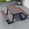 BN-140cm table with bench