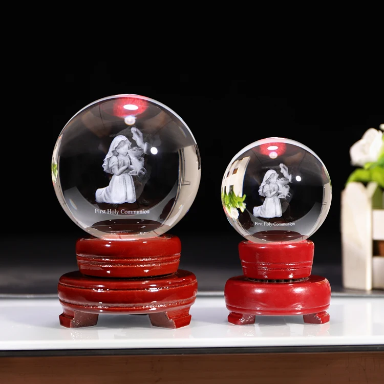 Wholesale Factory 80mm Ball Beauty Blank Clear Transparent Crystal Ball Stand details