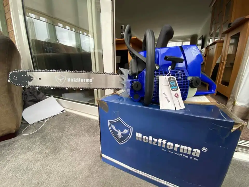 Holzfforma 35.2cc Petrol Chain Saw With Bar And Chain For St Ms200