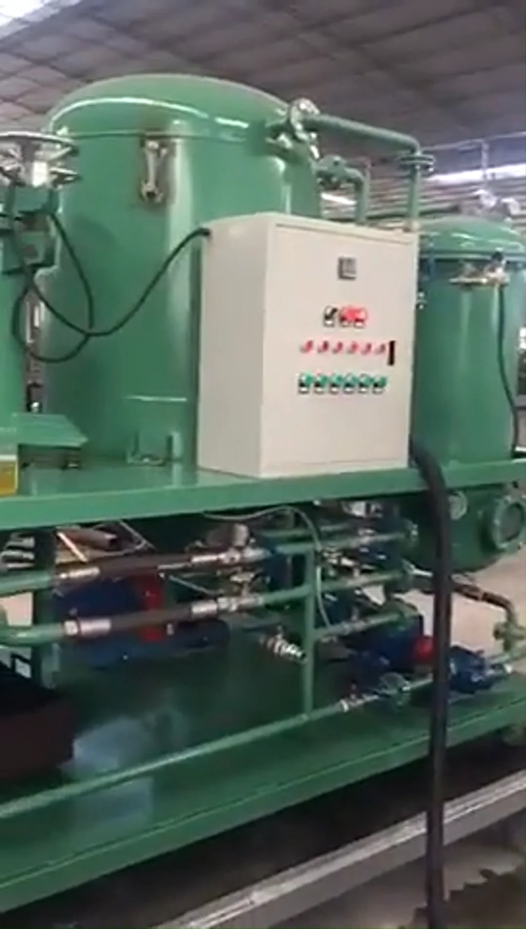 Black Engine Oil Recycling Machine Waste Oil Distillation Plant Black